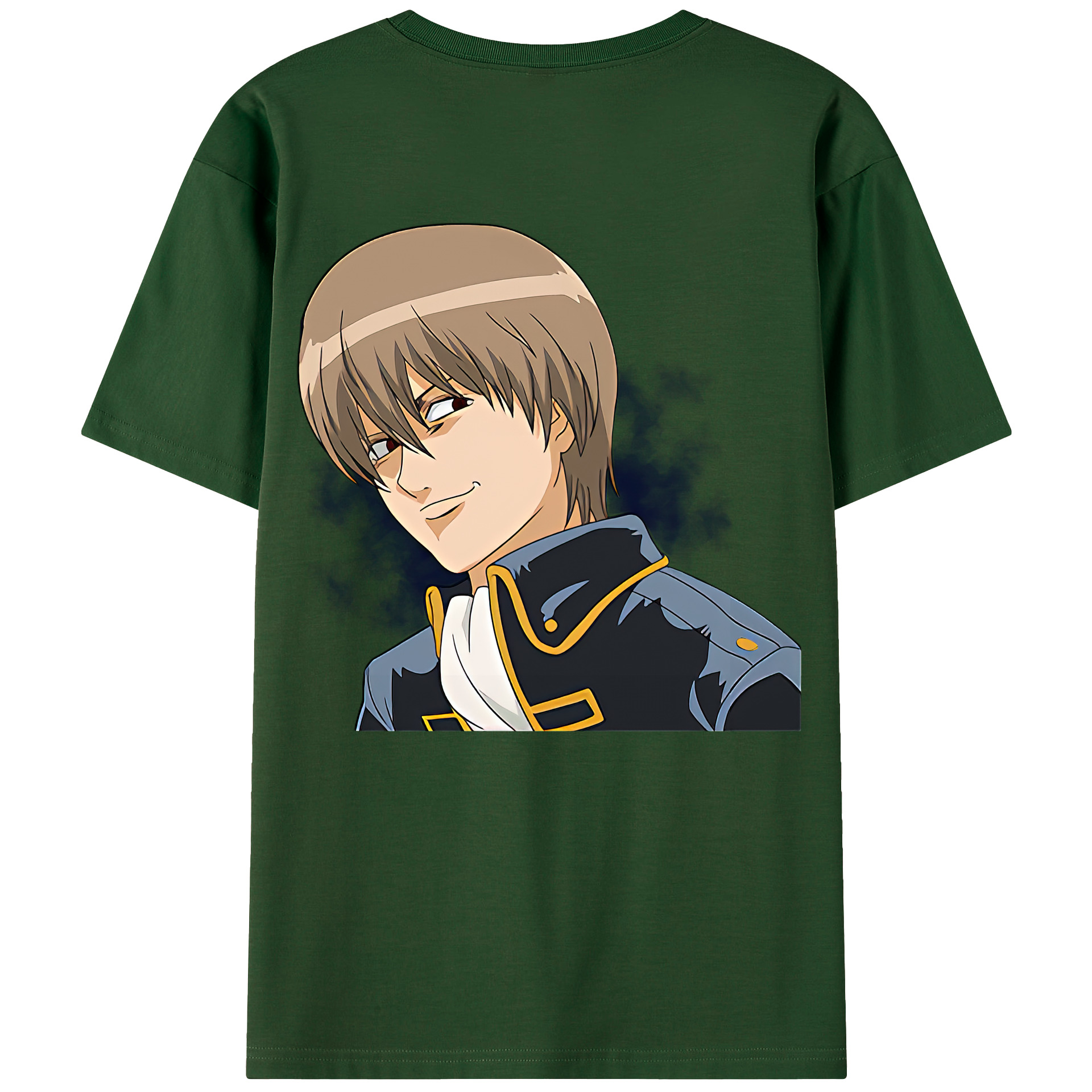 （画像用） ぎんたま 坂田銀時（さかたぎんとき） 神楽 志村新八（しむら しんぱち） GINTAMA Sakata Gintoki Kagura Shimura Shinpachi 綿100％半袖Tシャツ（背面プリント）